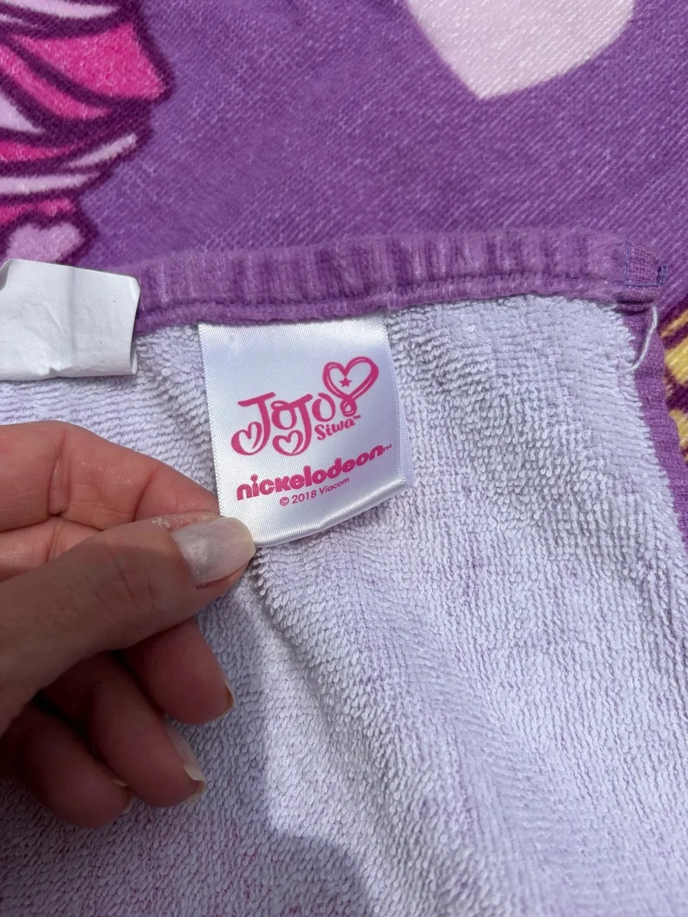 Nickelodeon JOJO SIWA Cotton BATH ROOM TOWEL 27